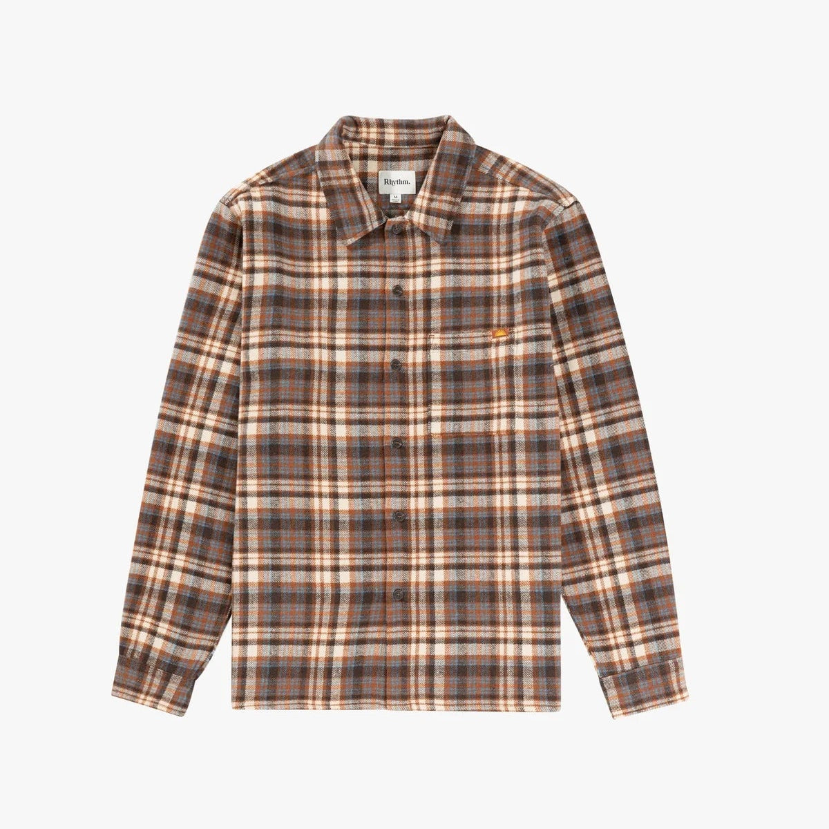 Rhythm Albert Check Shirt - Almond