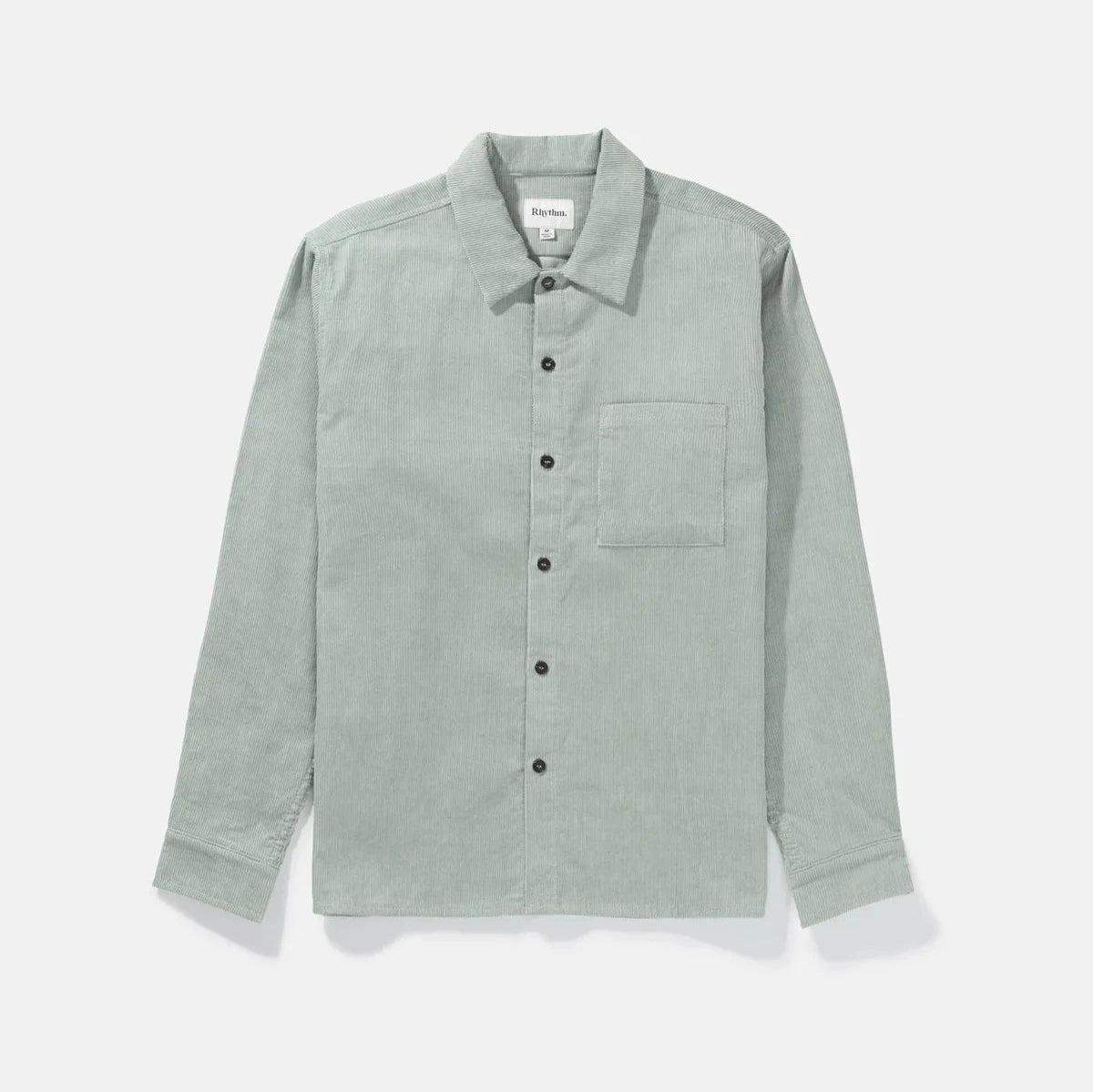 Rhythm Corduroy LS Shirt - Seafoam