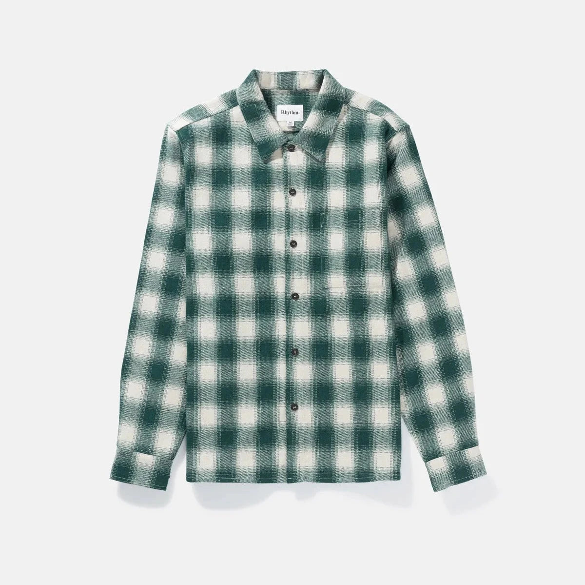 Rhythm Plaid LS Flannel - Green