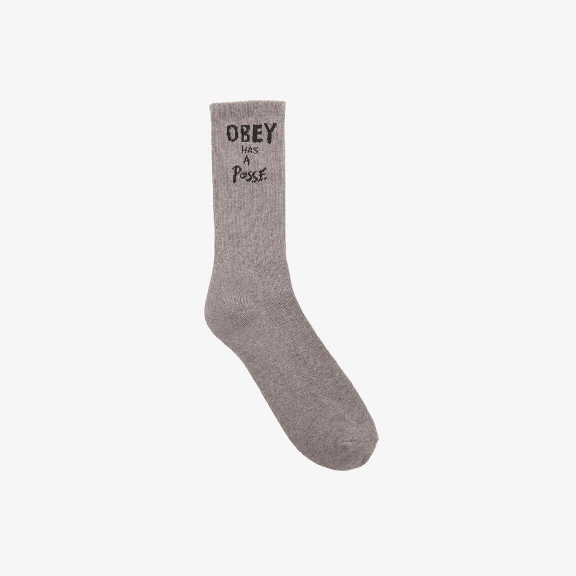 Obey Has A Posse Socks - Ash Grey