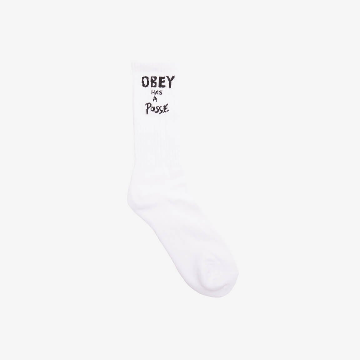 Obey Has A Posse Socks - White