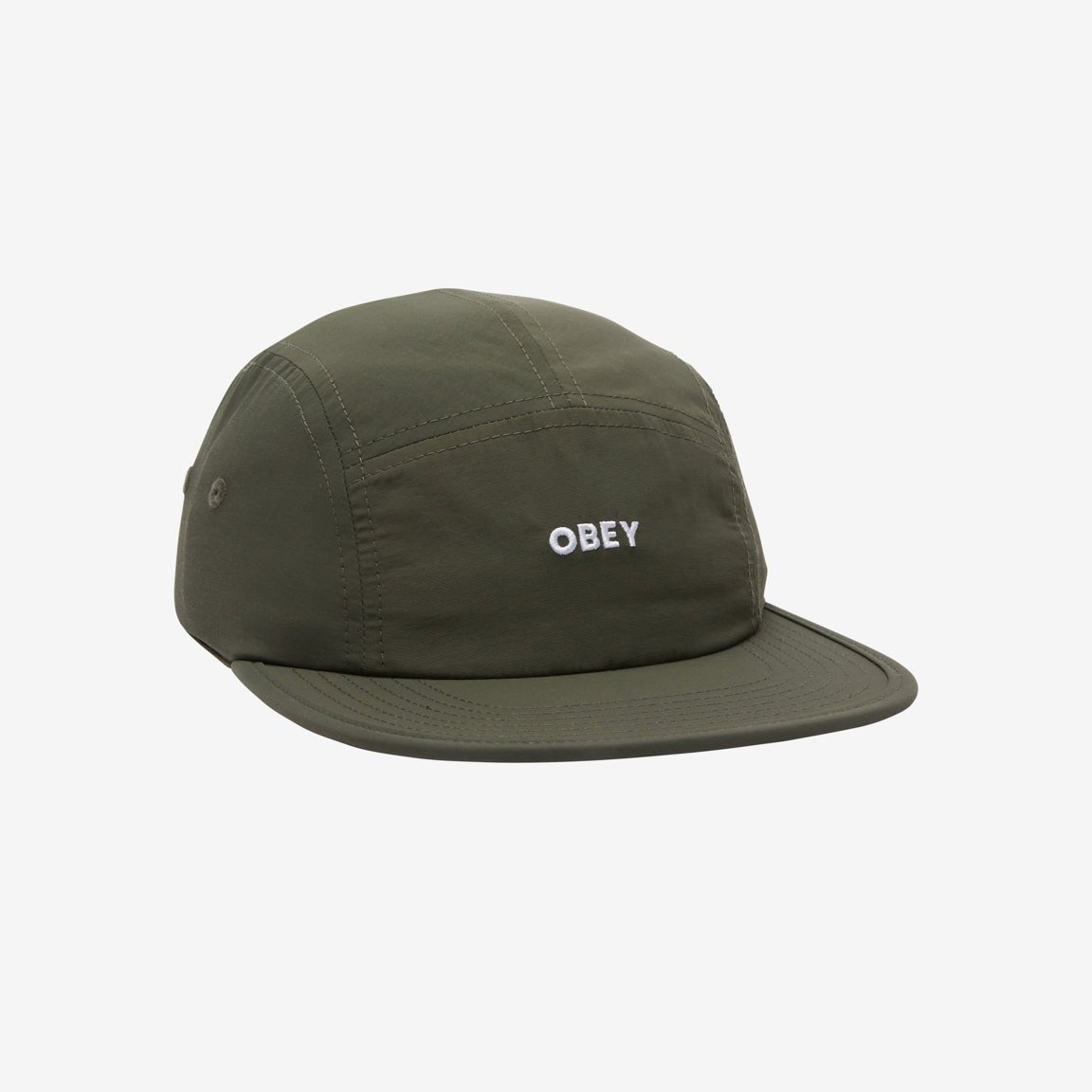 Obey Bold Nylon Camp Cap - Olive