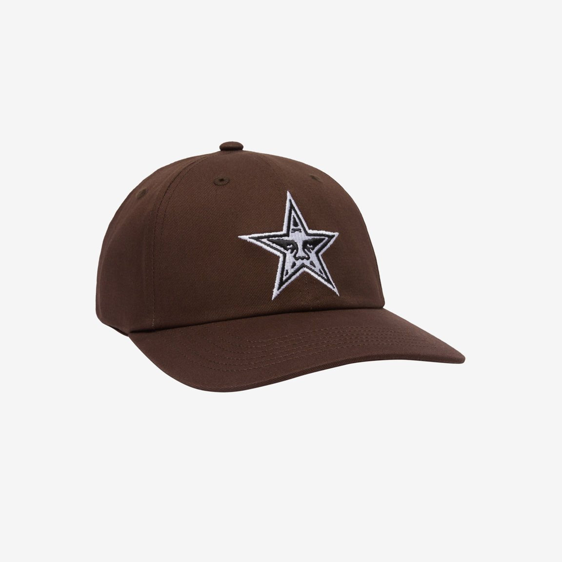 Obey Star 6 Panel - Dark Brown