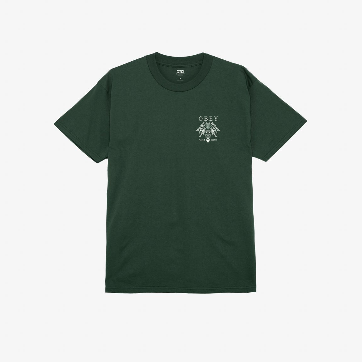 Obey Birds Of Justice T-Shirt - Forest Green