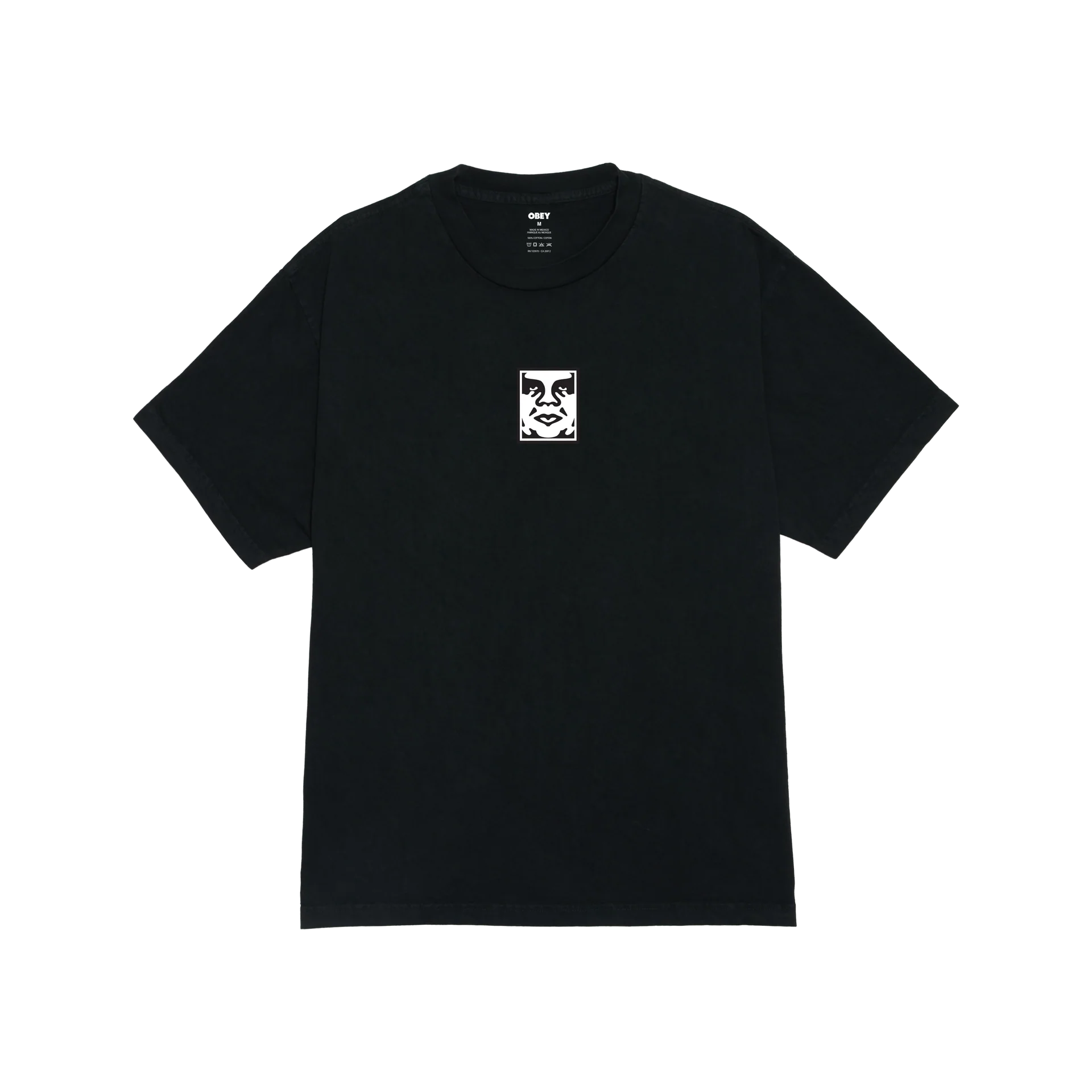 Obey Icon Face T-Shirt - Pigment True Vintage Black