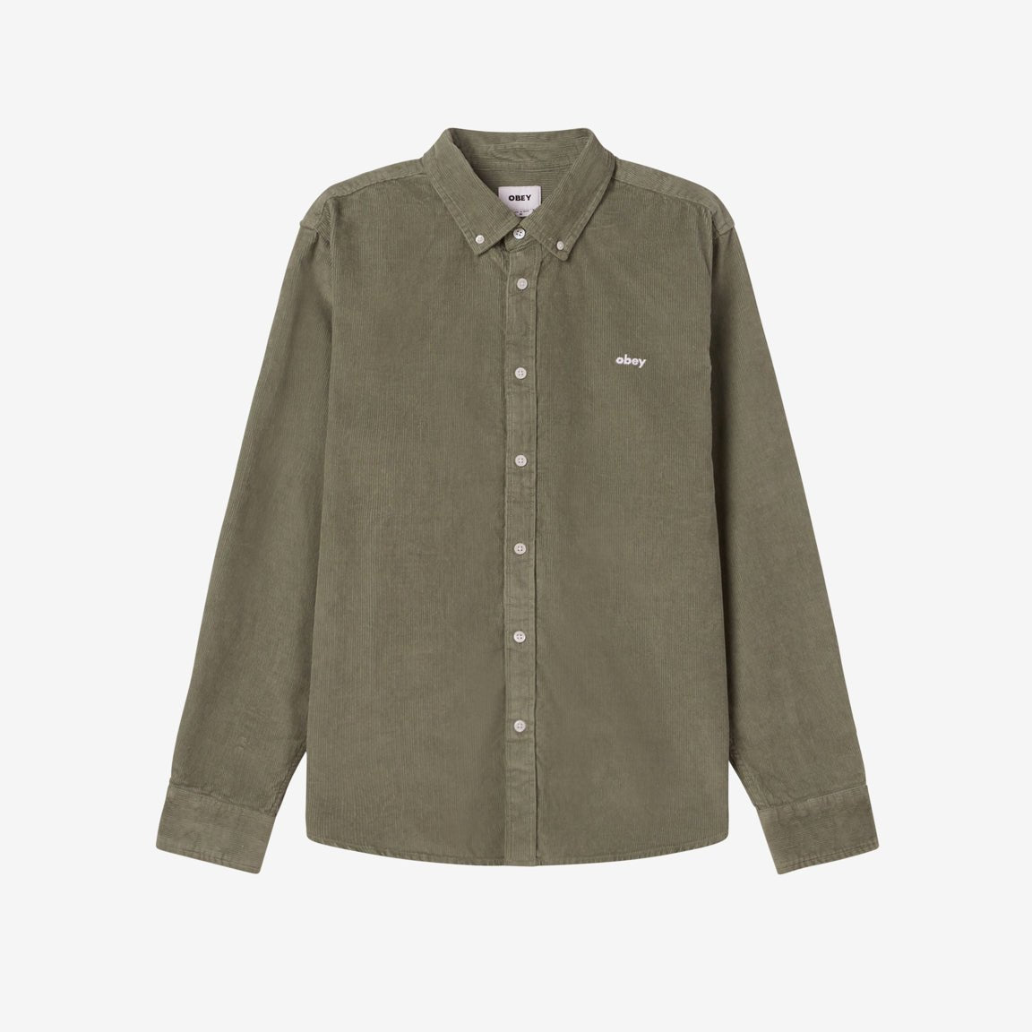 Obey Grafton Cord Shirt - Laurel Wreath