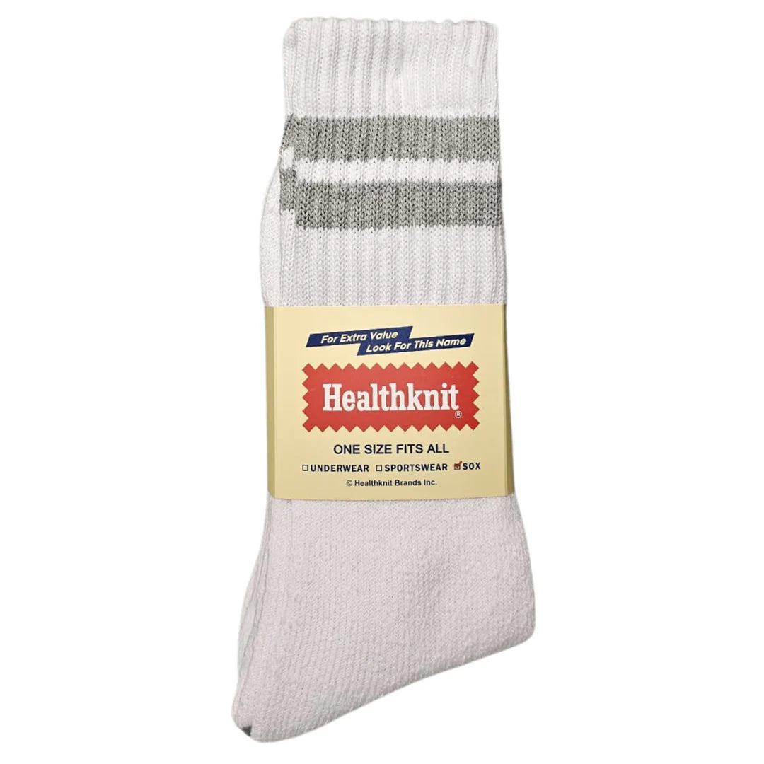 Healthknit 3 Pack Socks - White / Black/ Navy / Grey