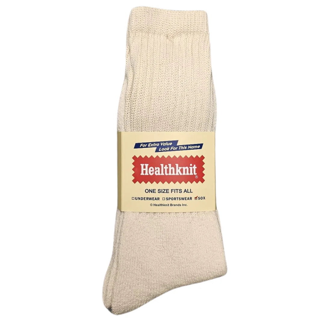 Healthknit 3 Pack Socks - Off White