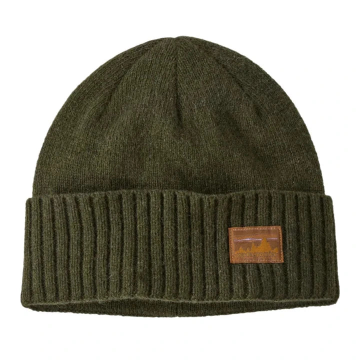 Patagonia Brodeo Beanie - 73 Skyline / Pine Needle Green