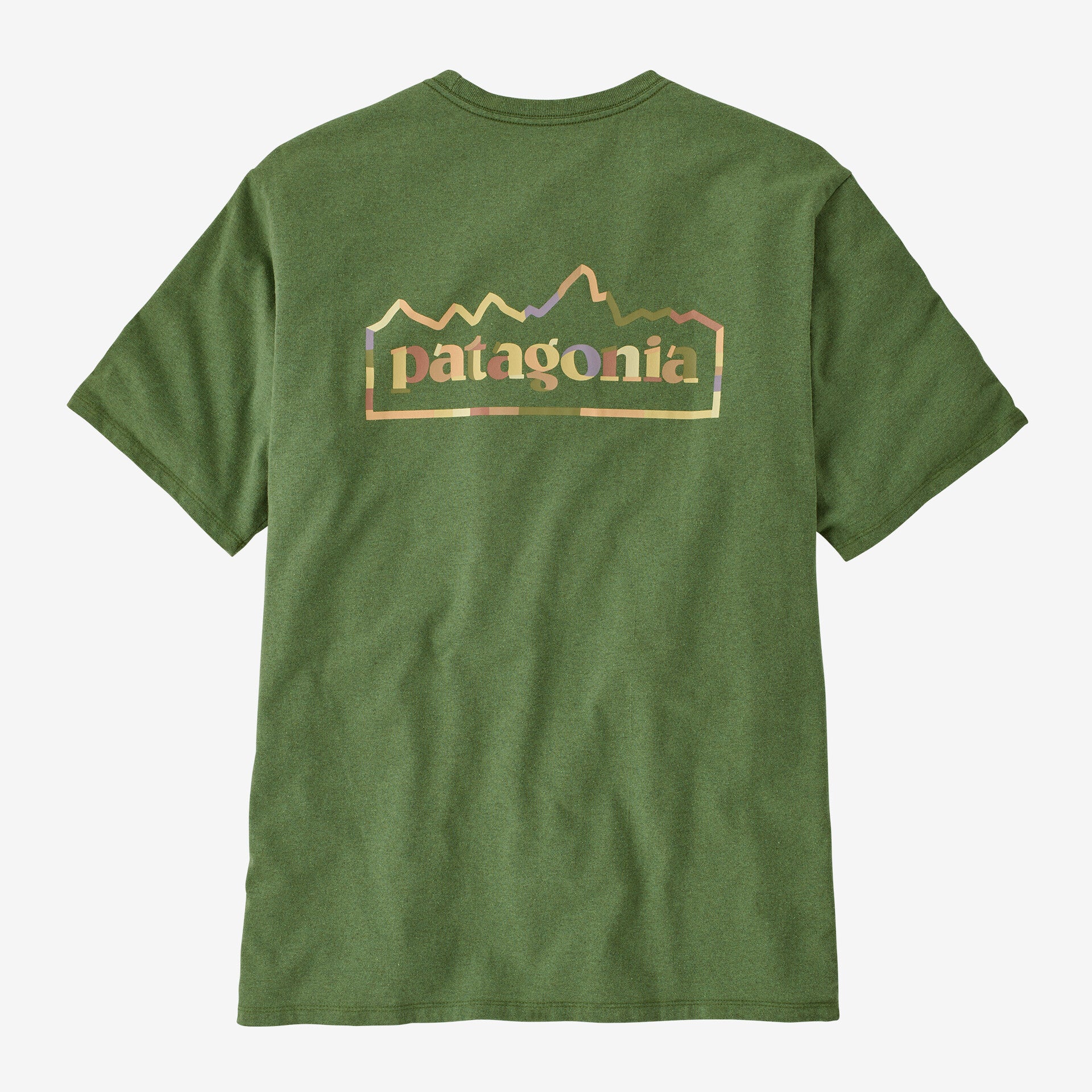 Buy the Patagonia Unity Fitz T Shirt Terrian Green Jingo Clothing