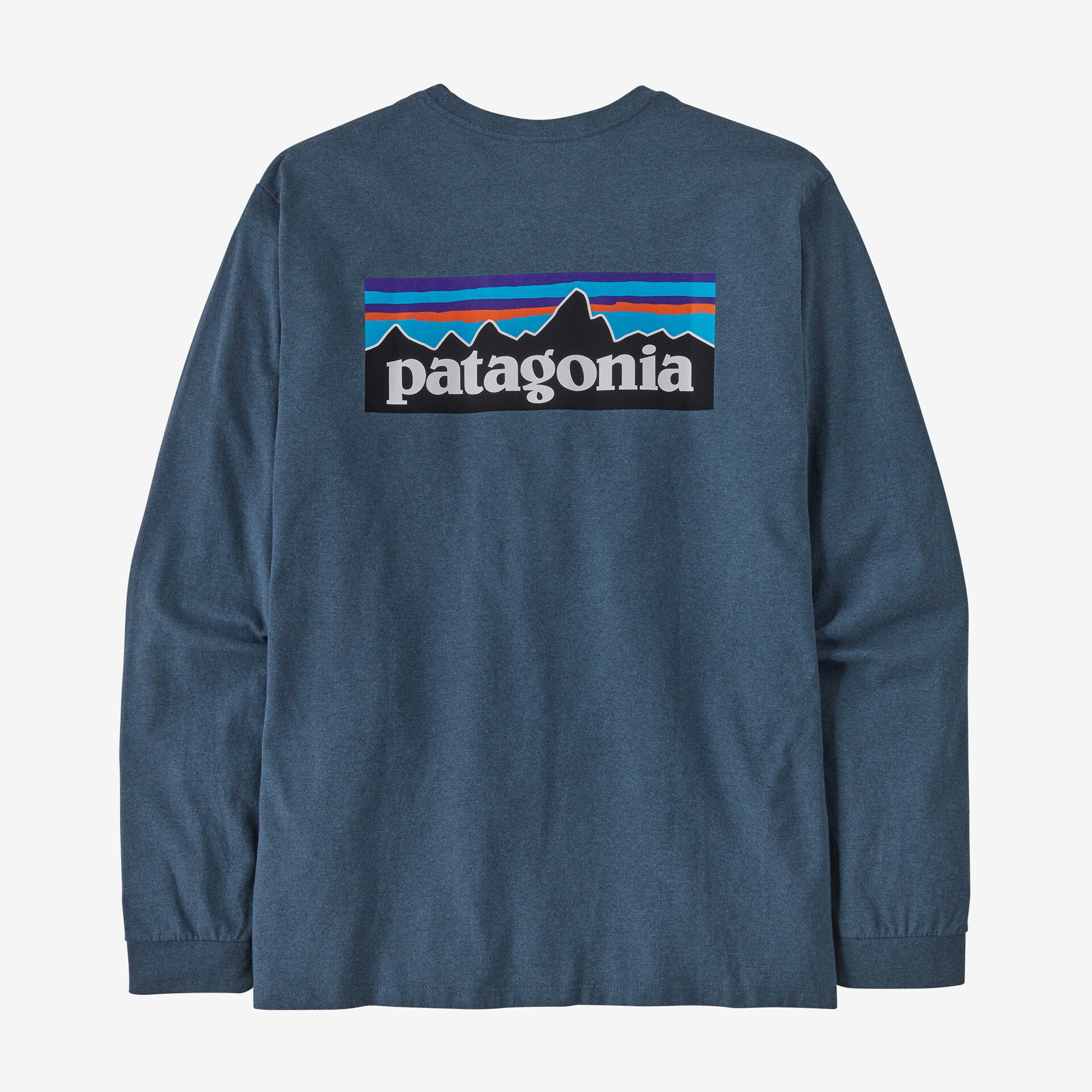 Patagonia LS P 6 T Shirt Utility Blue