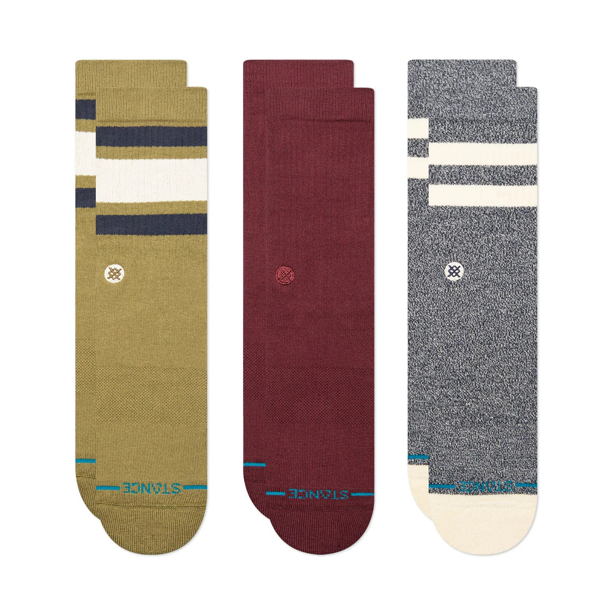 Stance Icon Mixed 3 Pack - Chive