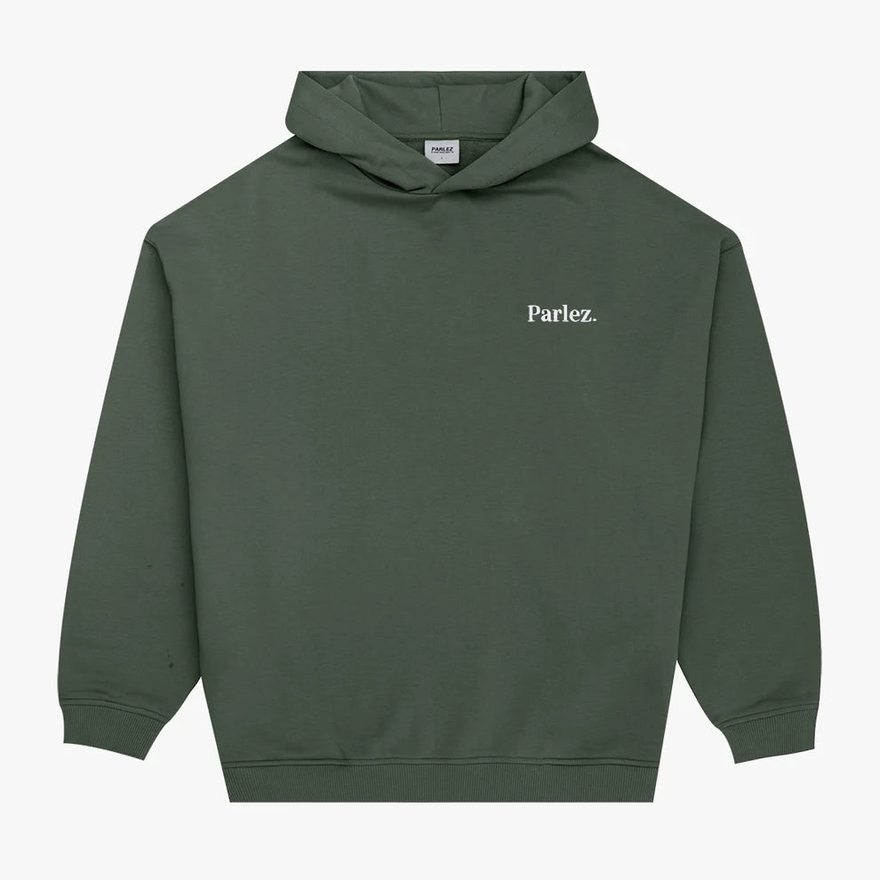 Parlez Amos OS Hoodie - Kelp Green