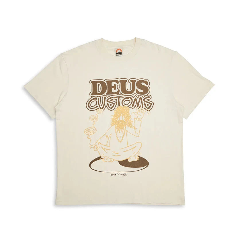 Deus Emphatic Wave T-Shirt - Dirty White