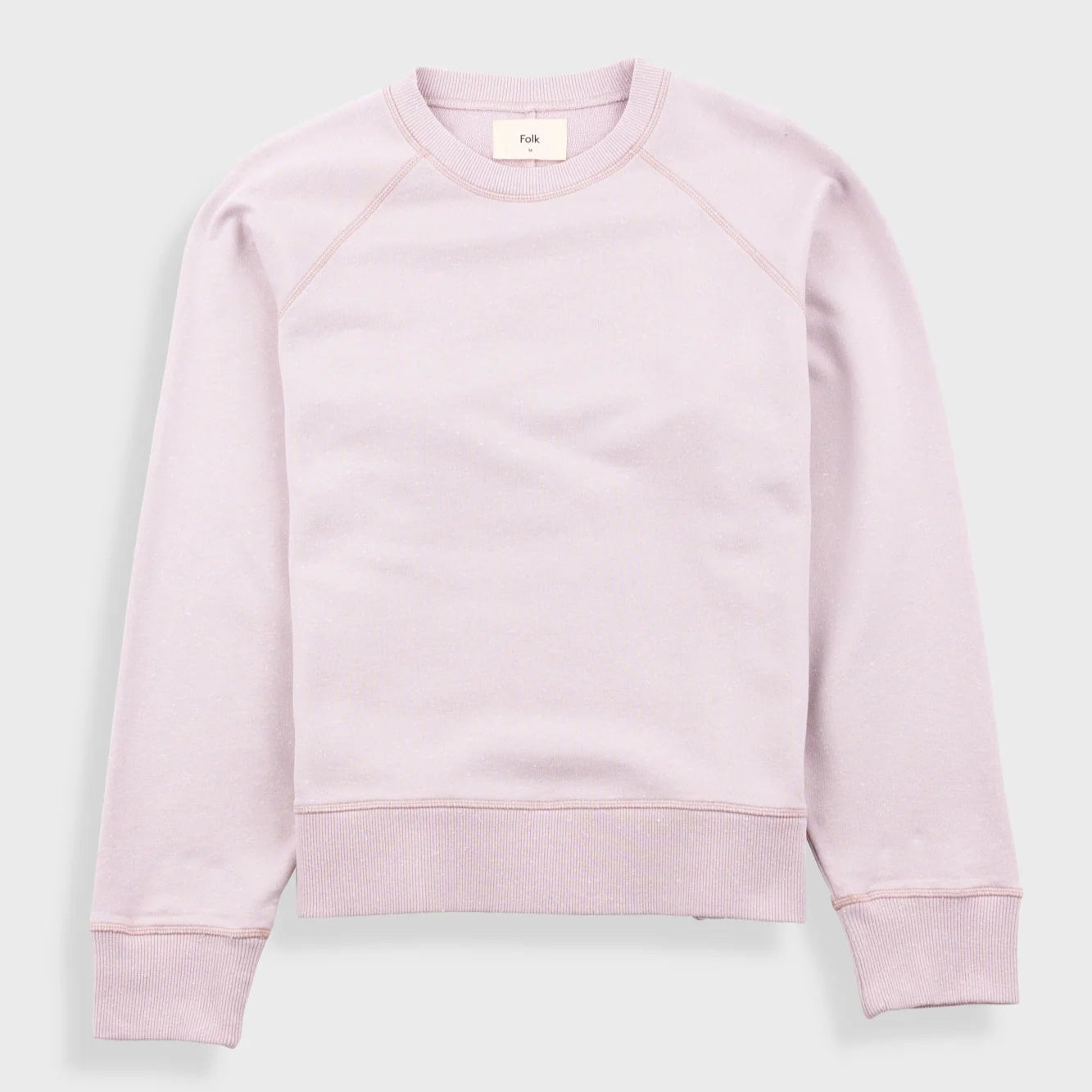 Folk Engineered Raglan Sweat - Sakura Pink