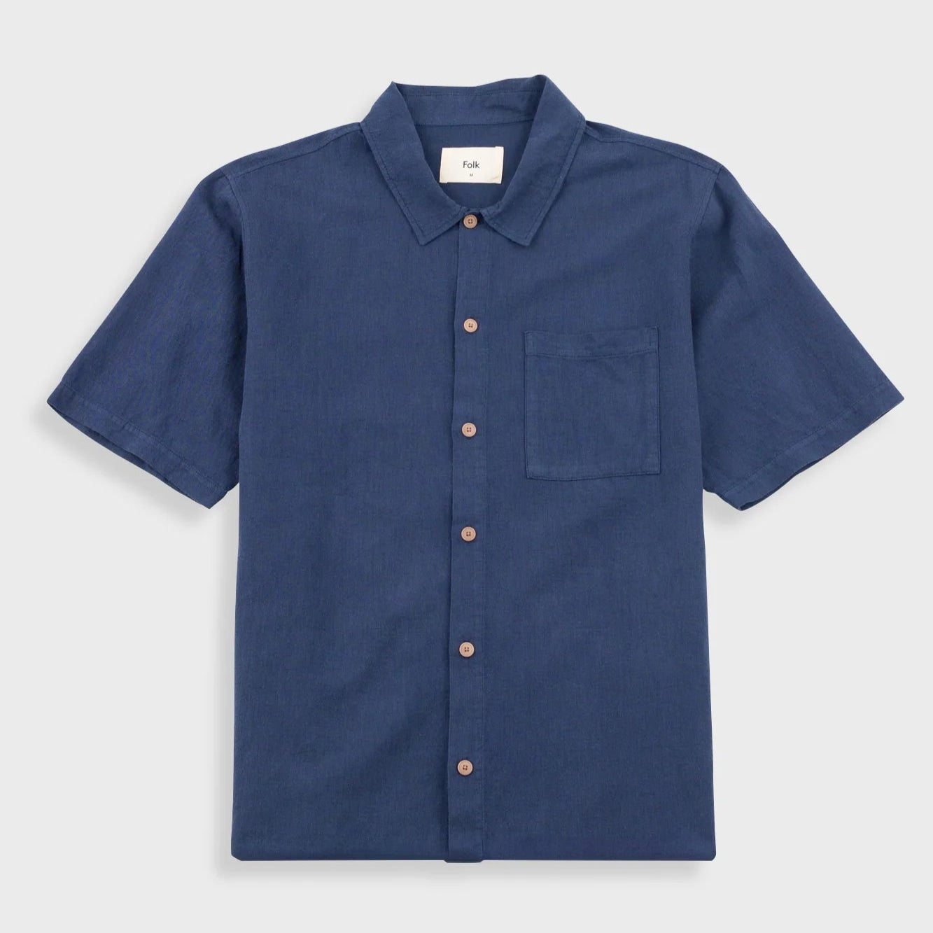 Folk Gabe Shirt - Navy