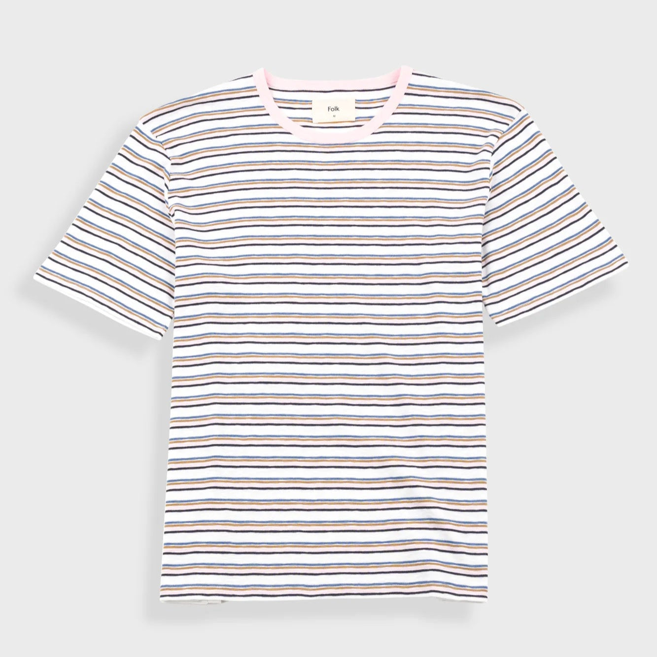 Folk Multistripe T-Shirt - Ecru Mix