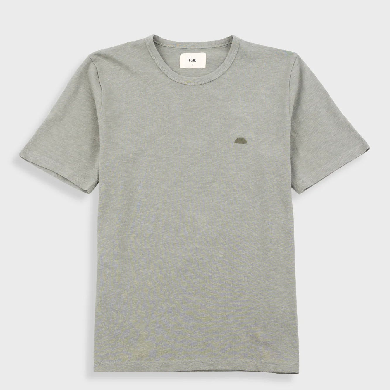 Folk Slub T-Shirt - Light Sage