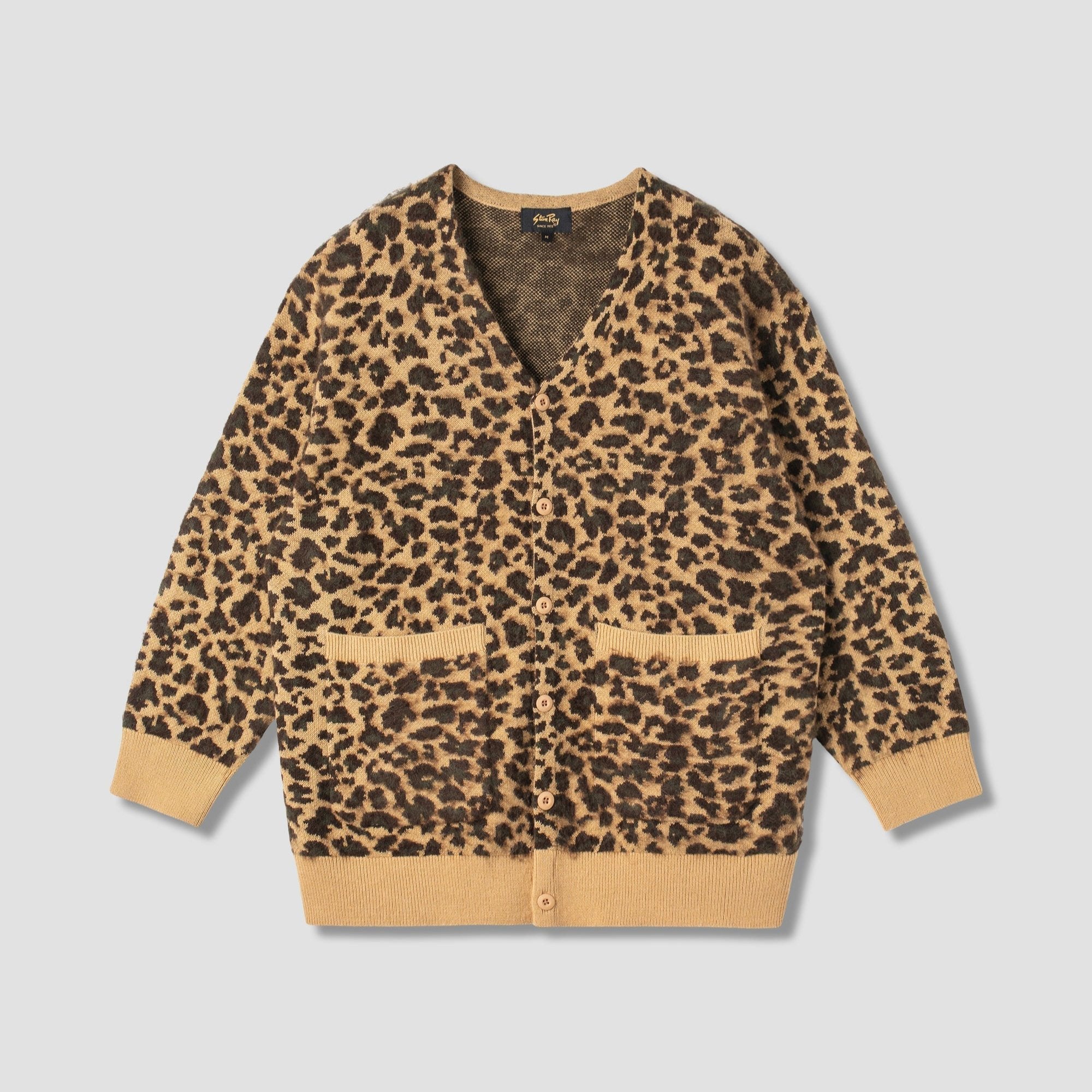 Stan Ray Knitted Cardigan - Leopard Camo