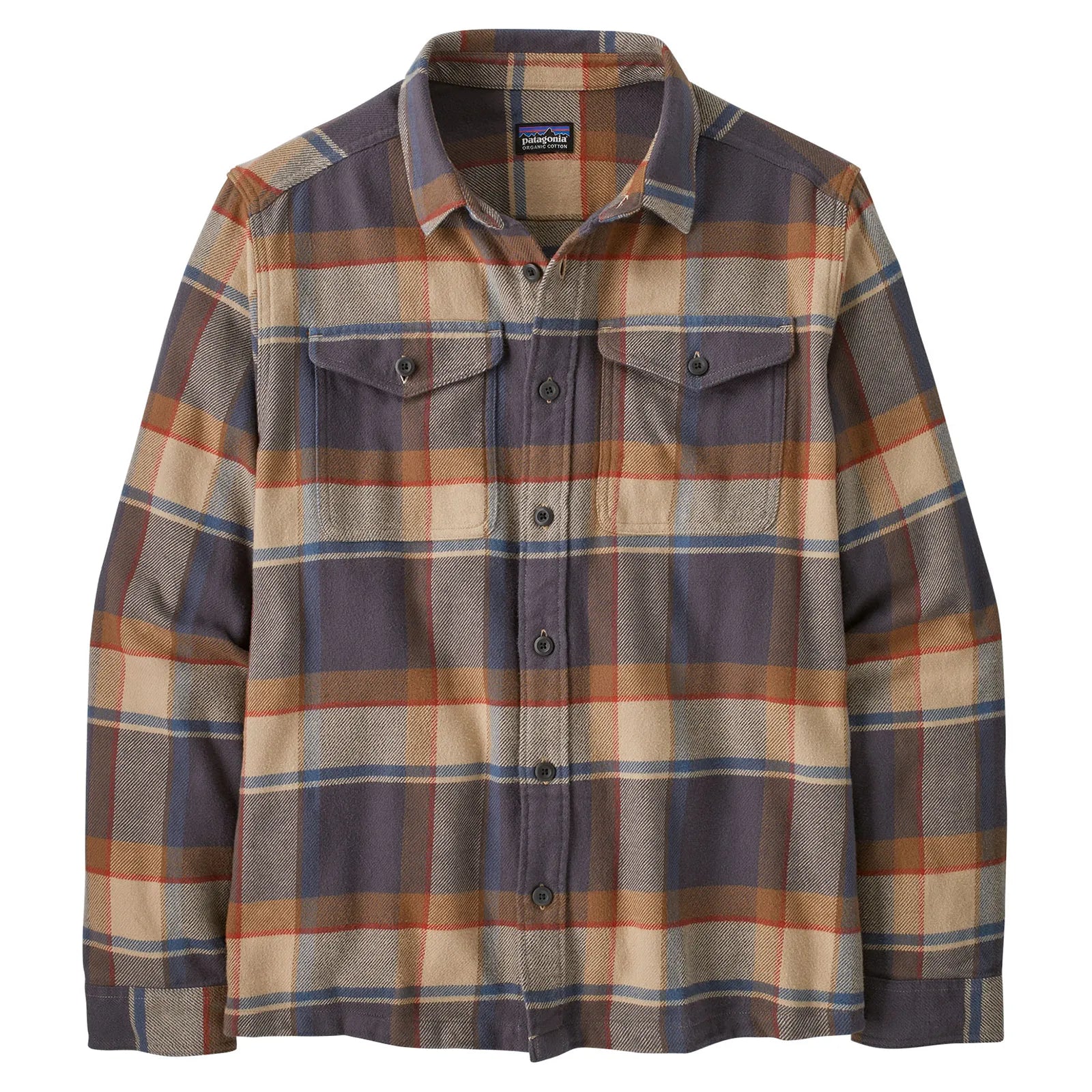 Patagonia Fjord Flannel - Sunrise Ridge / Forge Grey