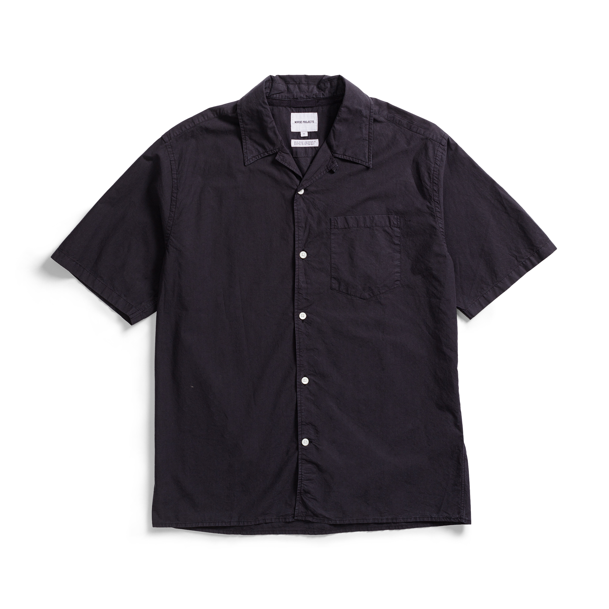 Norse Projects Carsten Tencel Shirt - Dark Navy