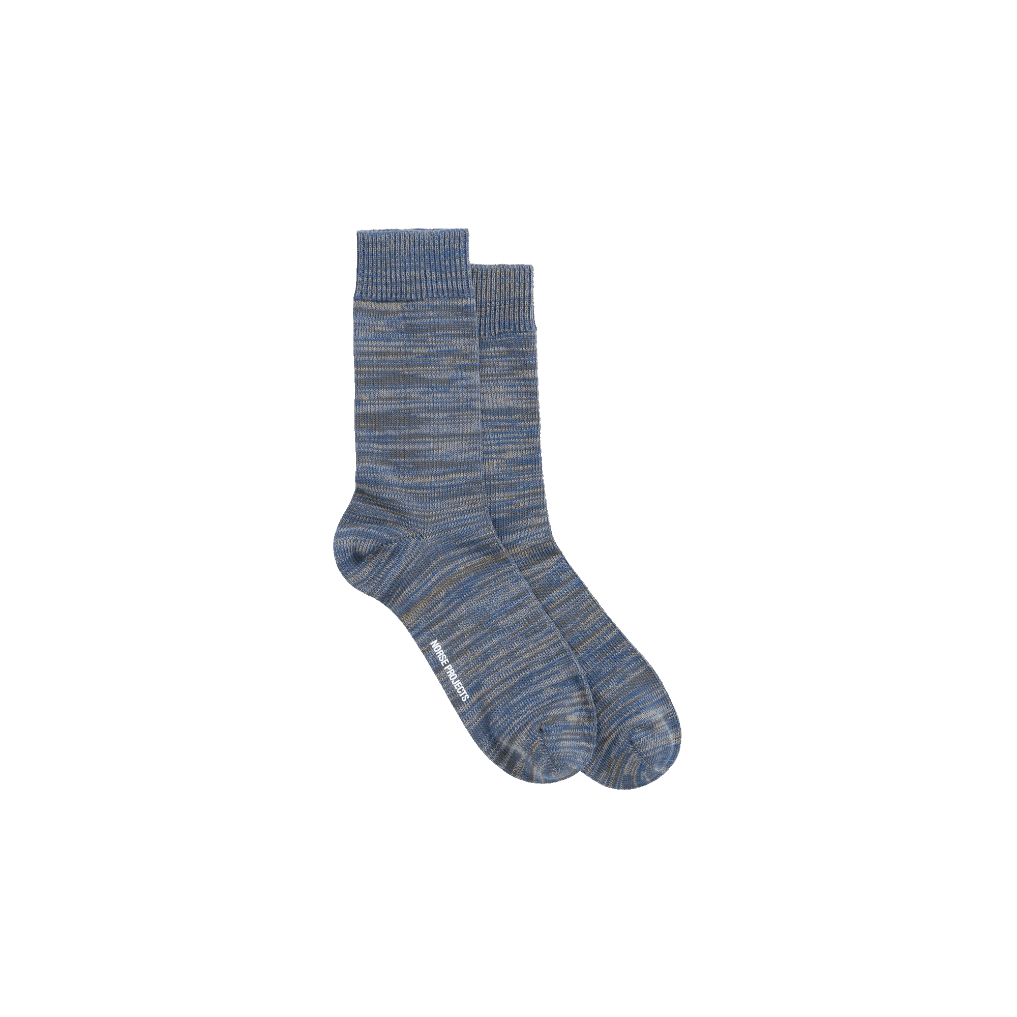 Norse Projects Bjarki Twist Sock - Fog Blue