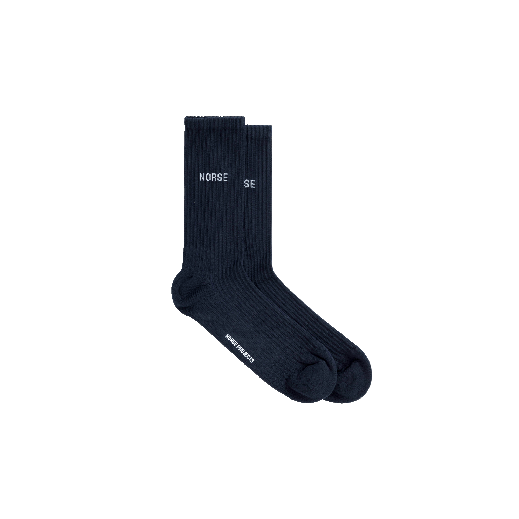 Norse Projects Bjarki Logo Sport Sock - Dark Navy