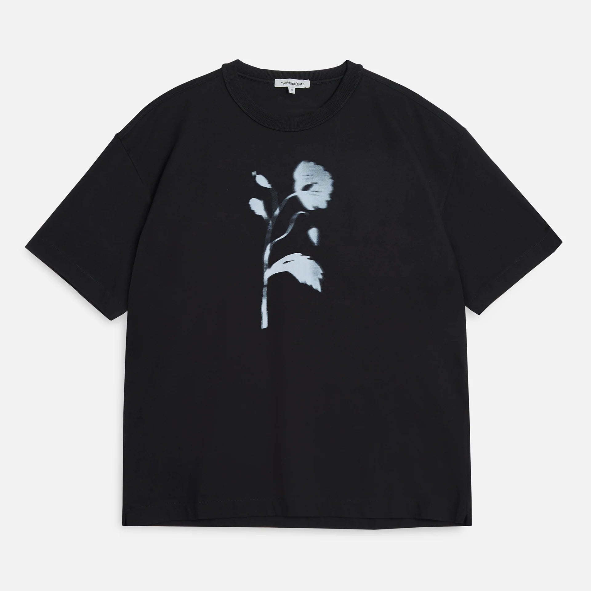 YMC Triple Welsh Poppy T-Shirt - Black