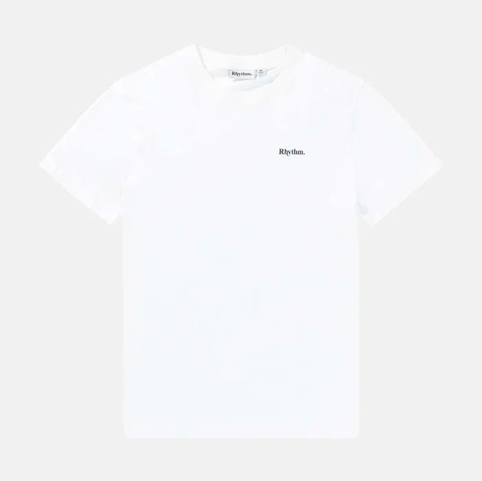 Rhythm Classic Brand T-Shirt - Vintage White