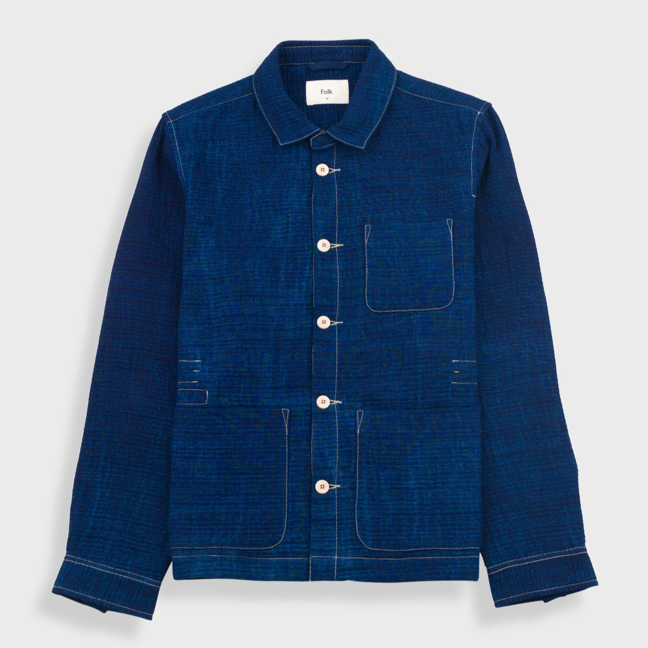 Folk Assembly Jacket - Indigo Floatstitch