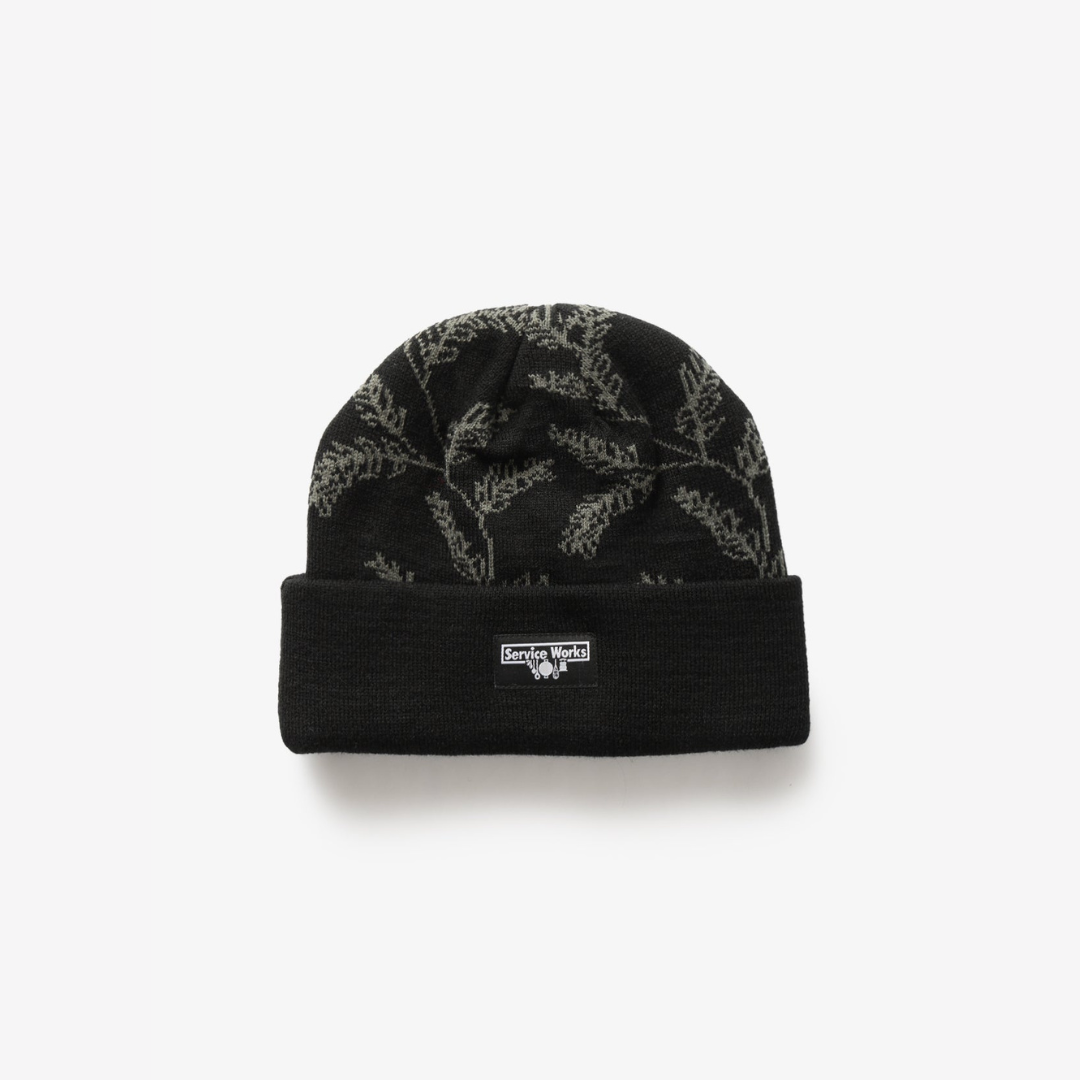 Service Works Olive Branch Beanie - Black