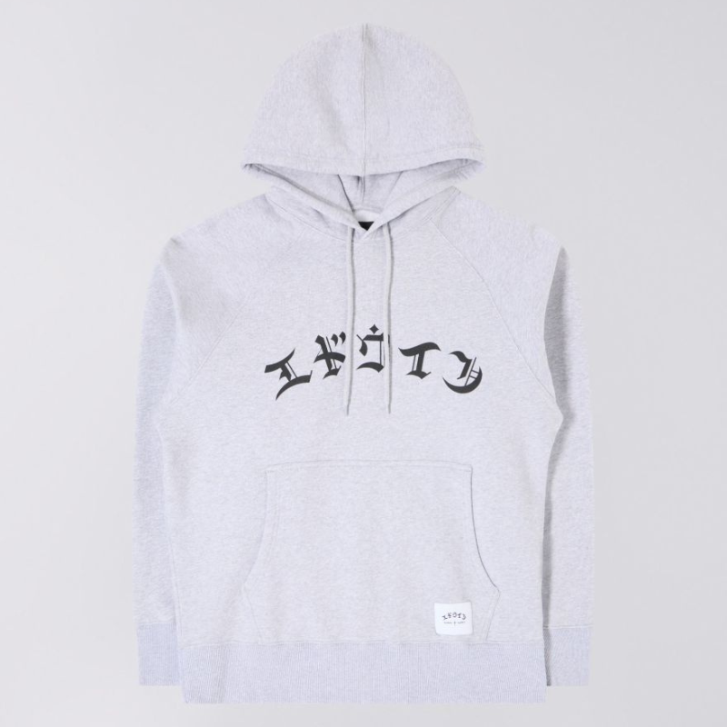 Edwin High Life Low Levels Hood - Grey Marl