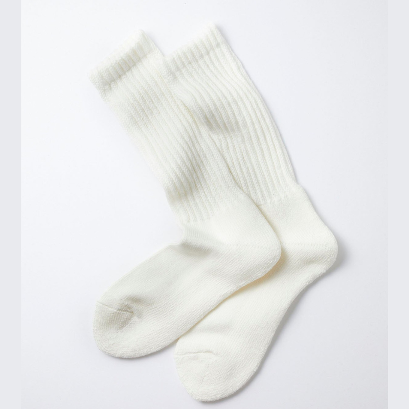 RoToTo Loose Pile Sock - White