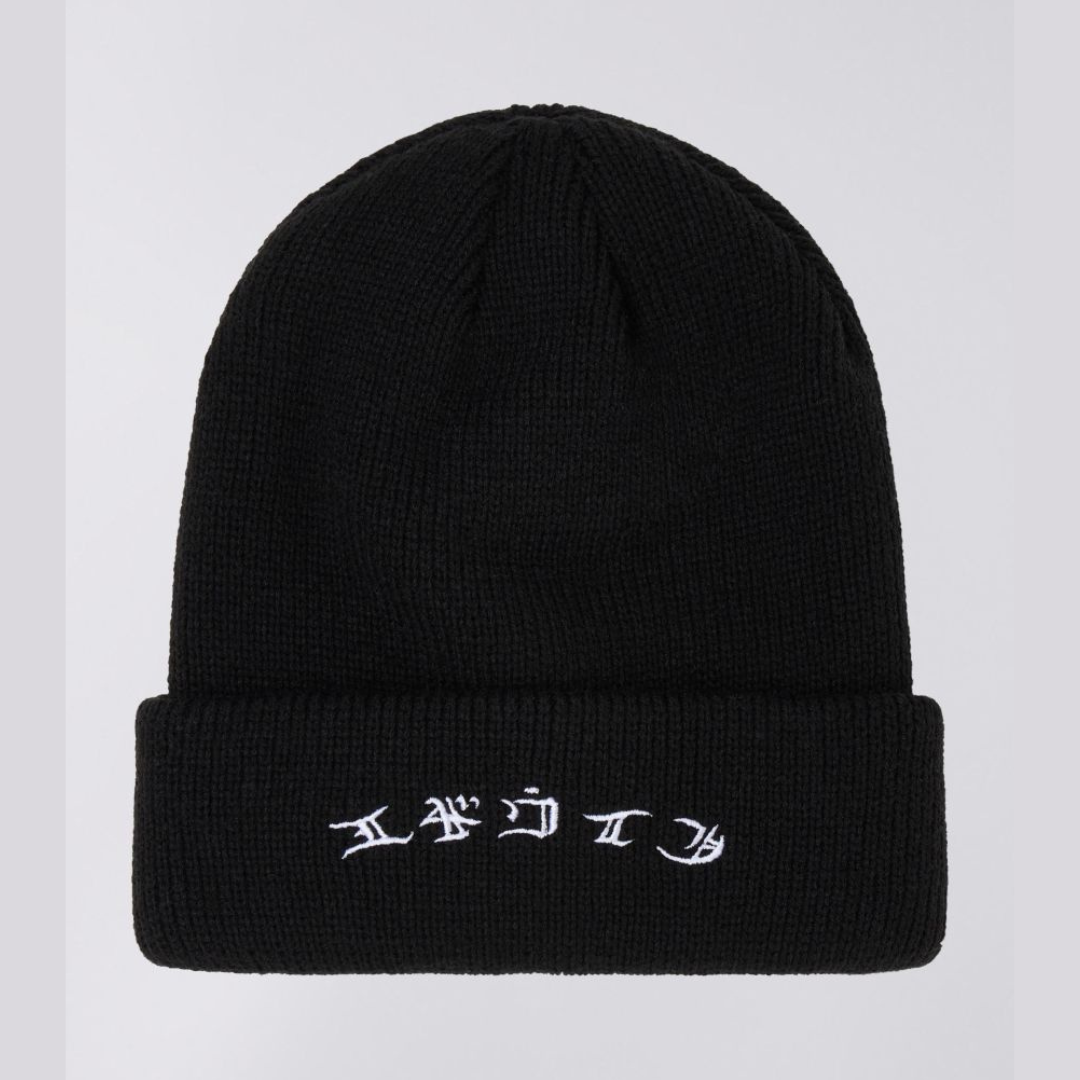 Edwin Gothic Beanie - Black