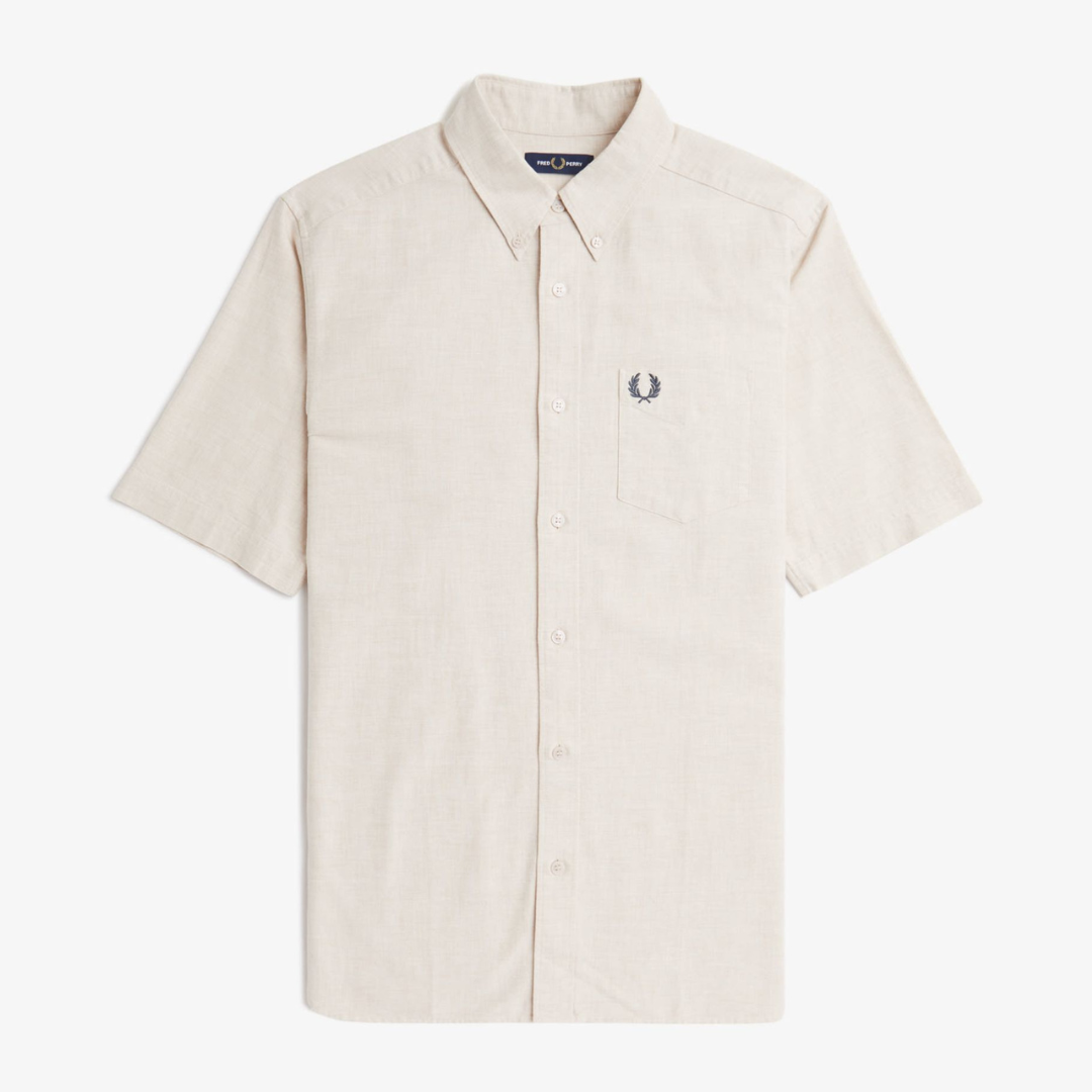 Fred Perry Oxford Shirt - Porridge Marl