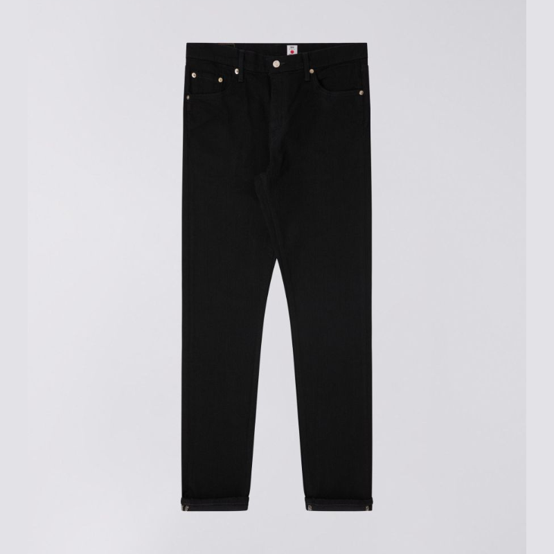 Edwin Slim Tapered Jean - Black