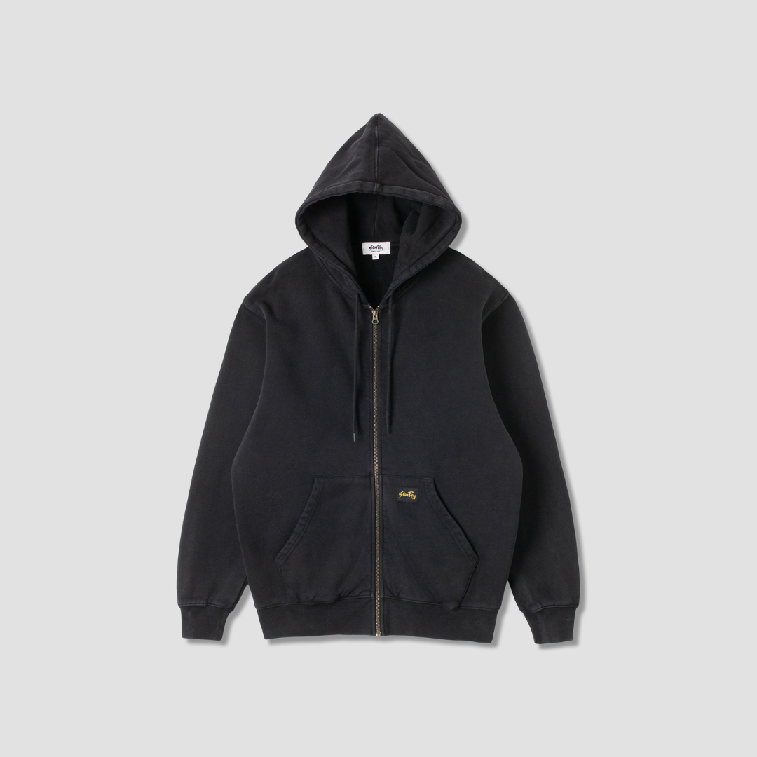 Stan Ray Patch Zip Hood - Washed Black