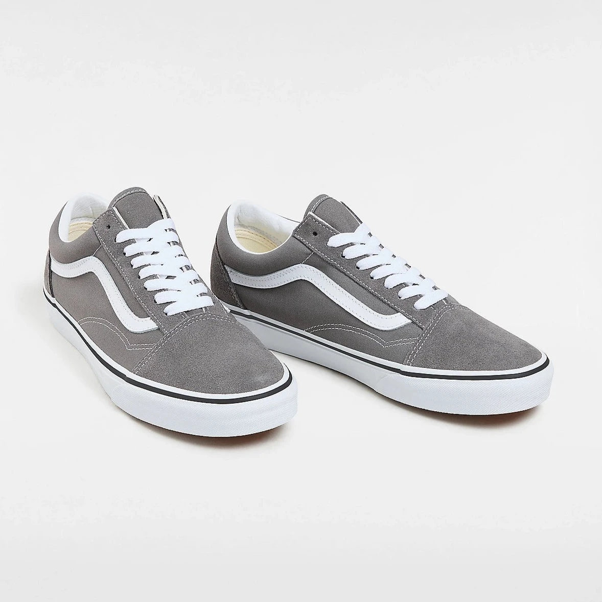 Old skool grey suede vans online