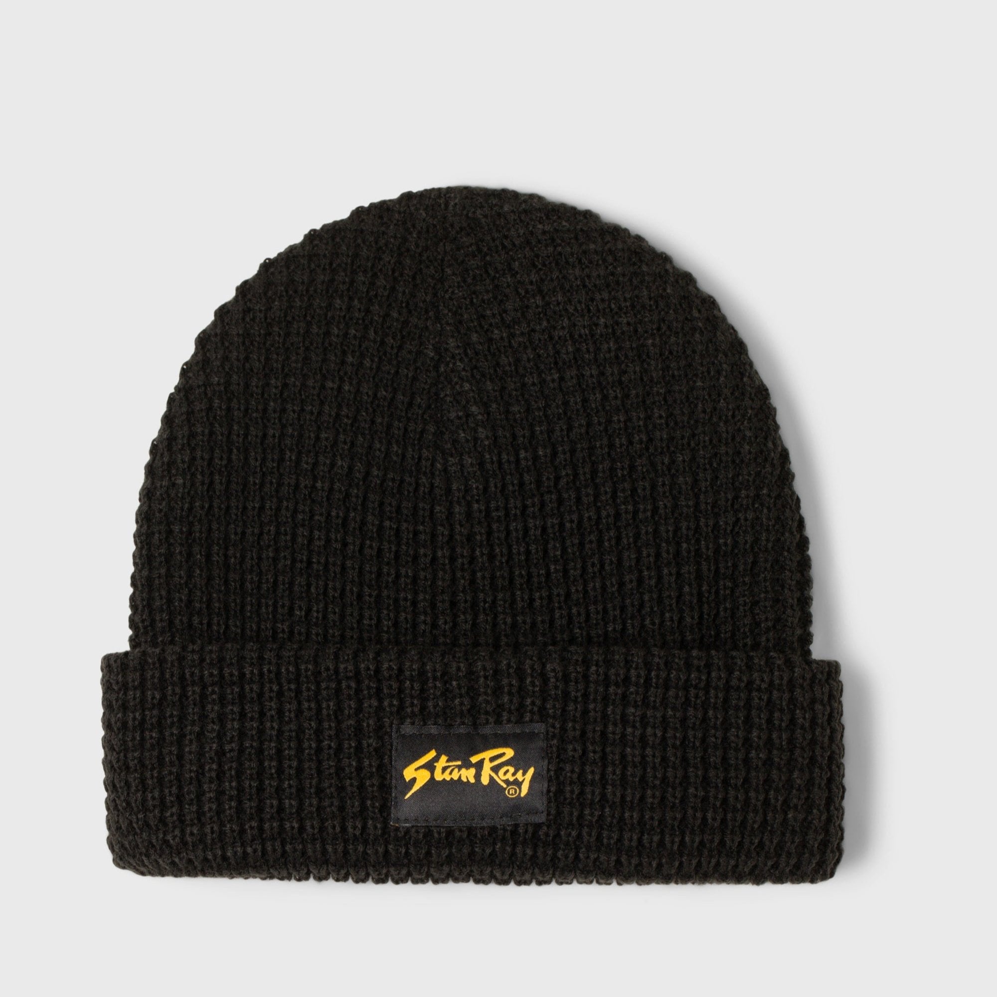 Stan Ray Waffle Beanie - Black