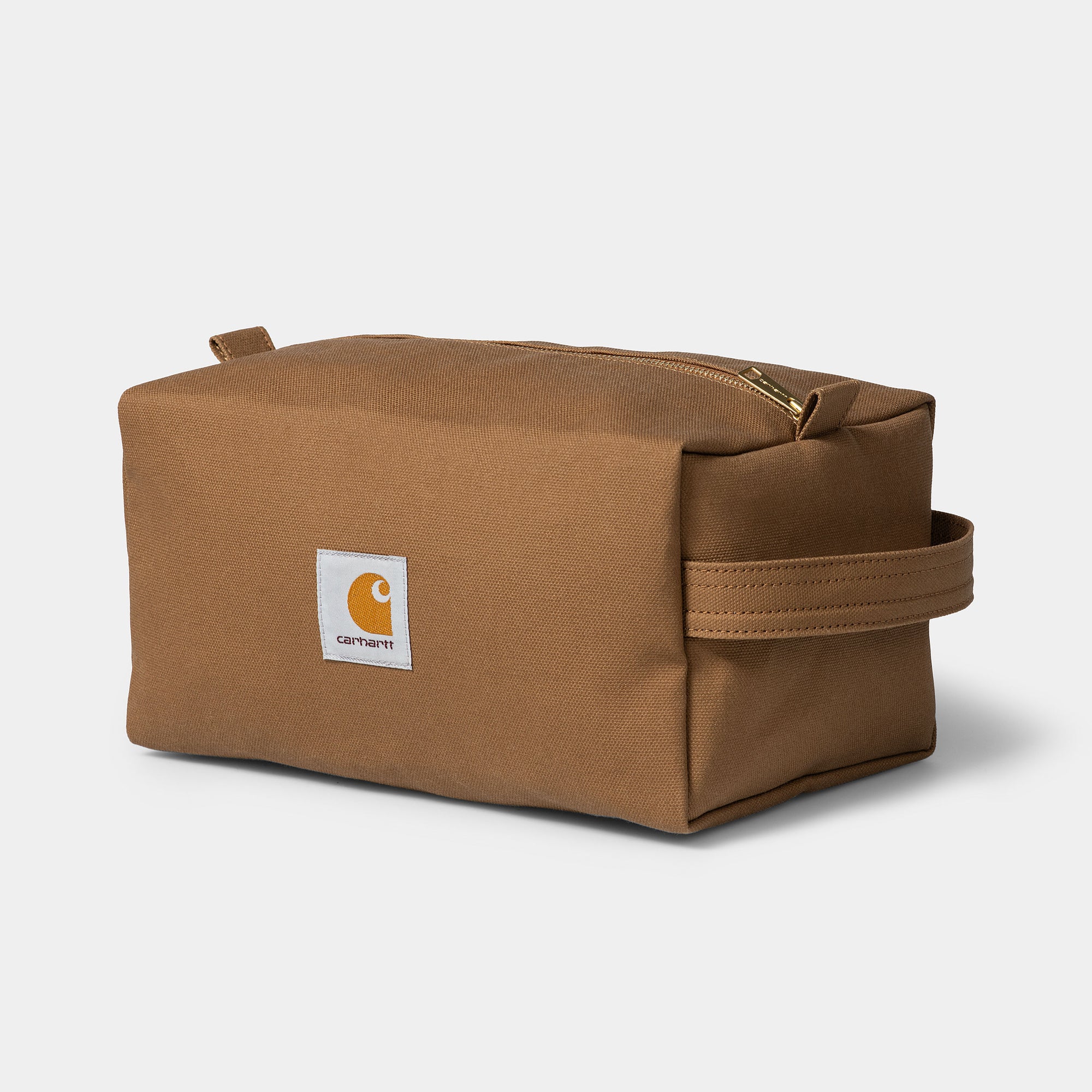 Carhartt WIP Canvas Wash Bag - Hamilton Brown