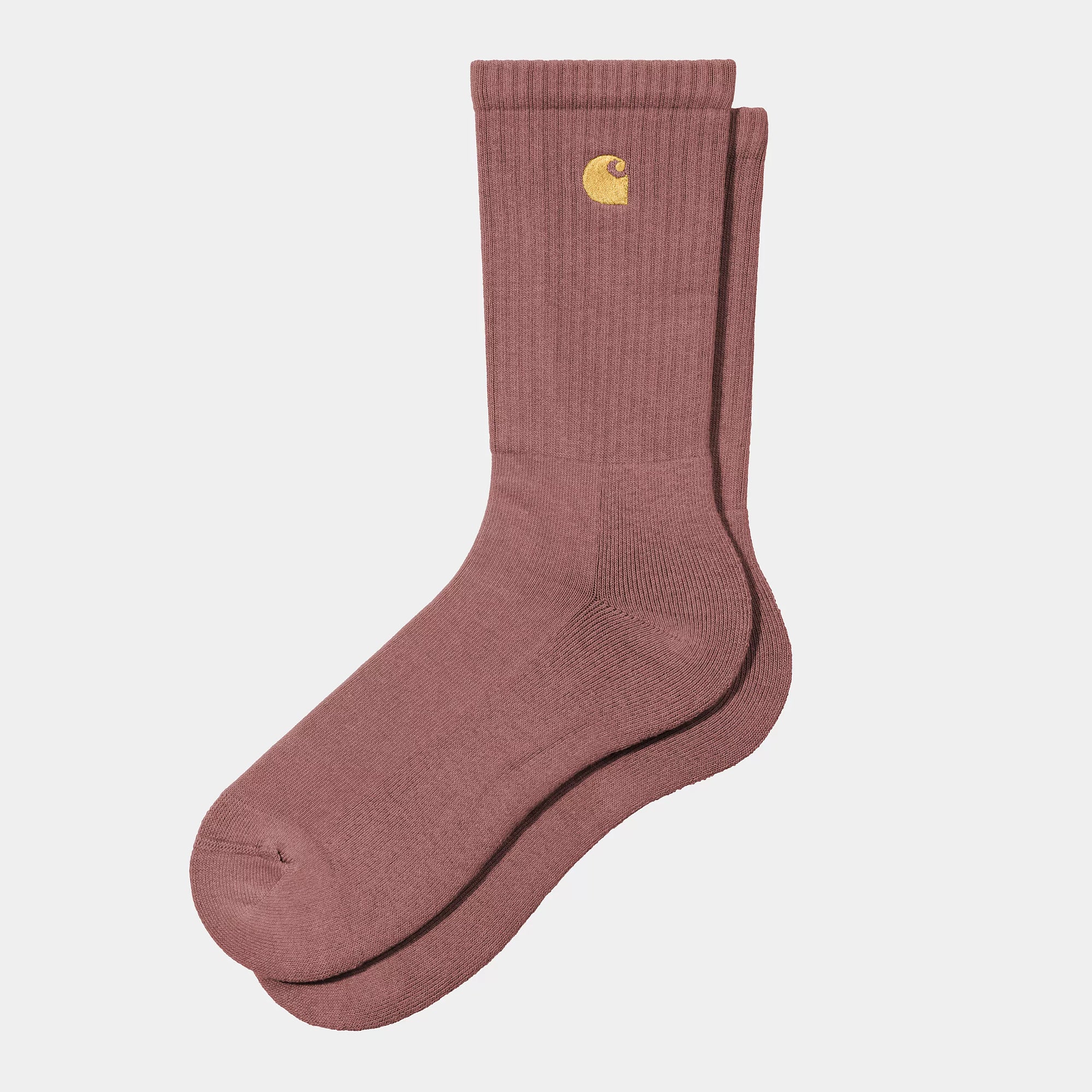 Carhartt WIP Chase Socks - Dusky Pink / Gold