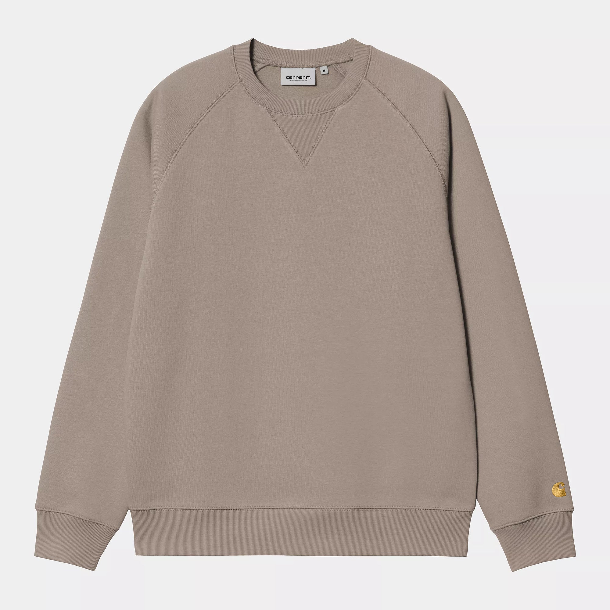 Carhartt WIP Chase Sweat - Dusky Beige / Gold