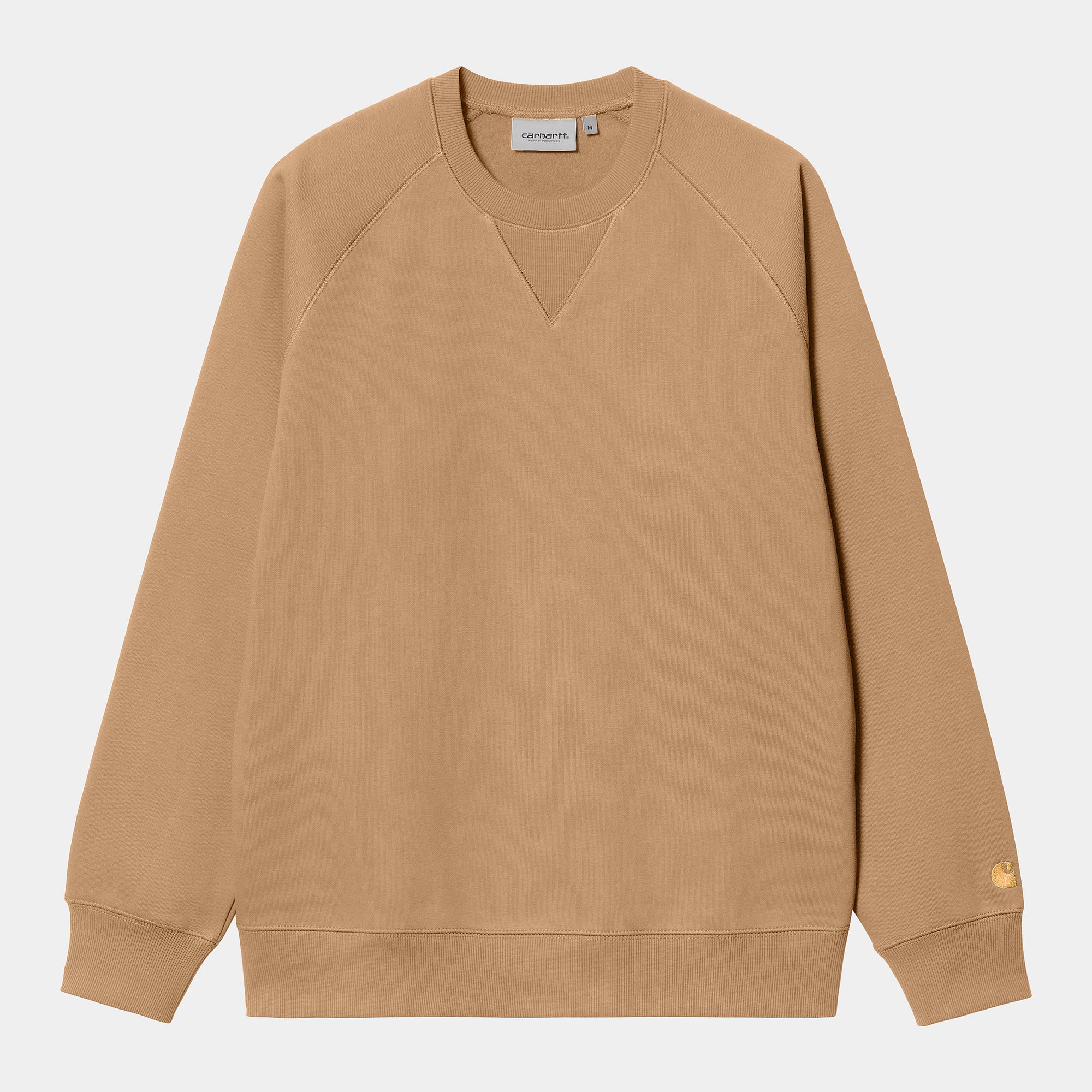 Carhartt WIP Chase Sweat - Peanut / Gold