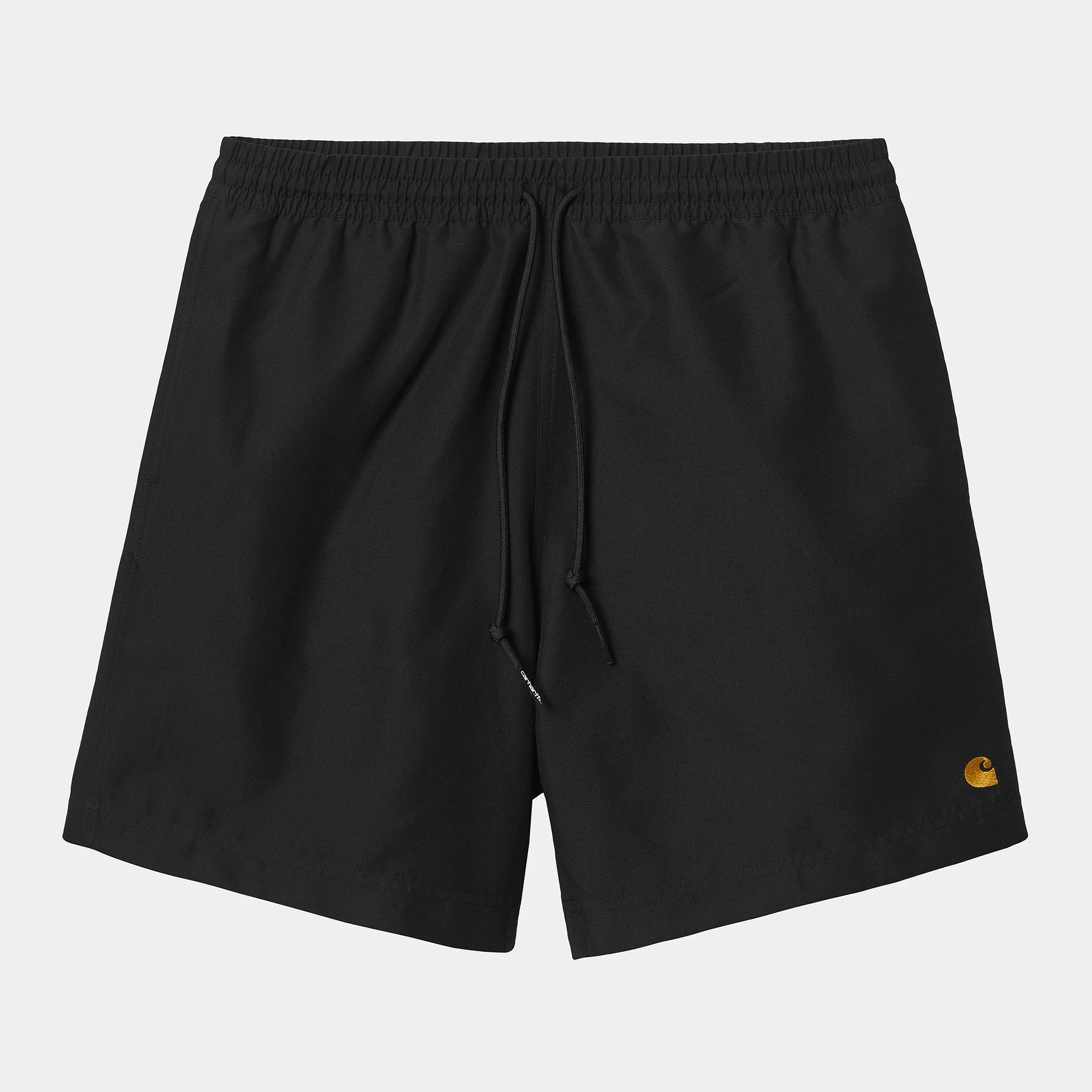 Carhartt WIP Chase Swim Trunks - Black / Gold