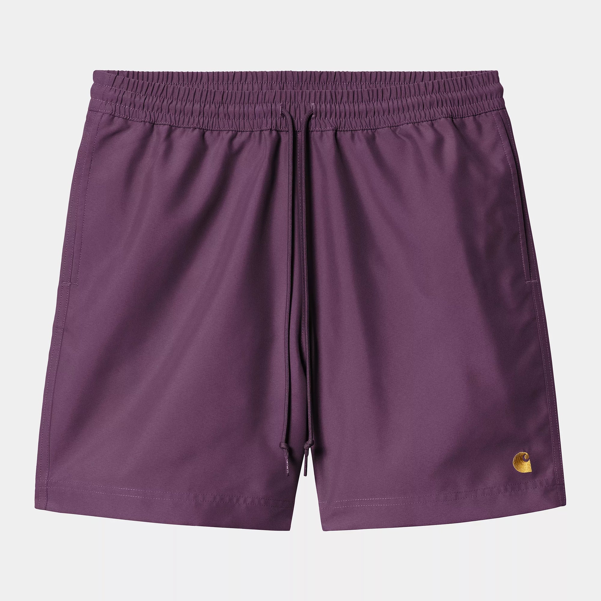 Carhartt WIP Chase Swim Trunks - Huckleberry / Gold