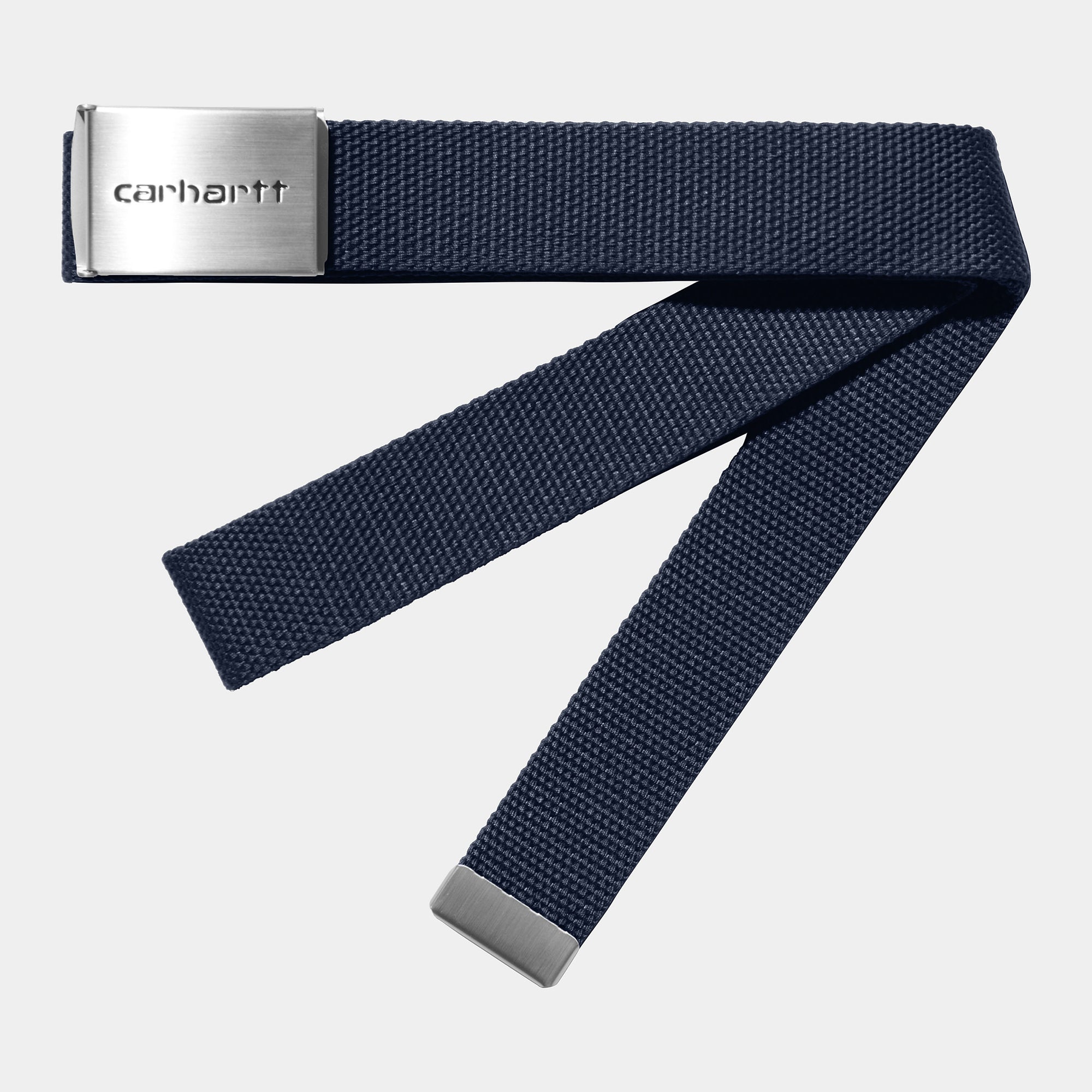 Carhartt WIP Clip Belt Chrome - Air Force Blue