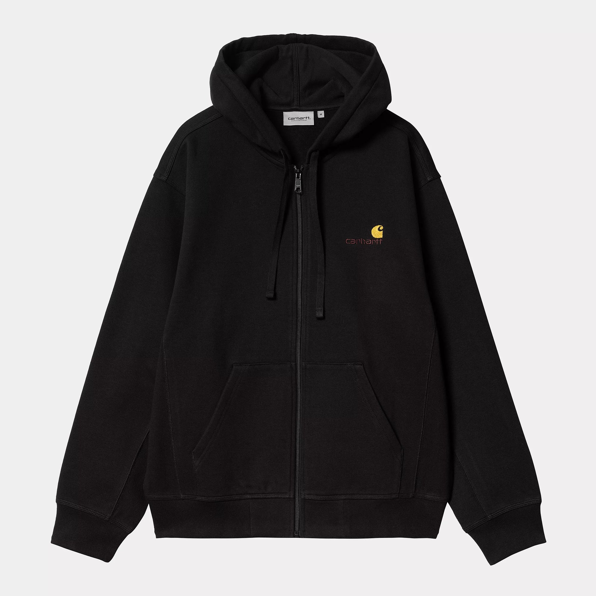 Carhartt WP Hooded American Script Jacket - Black