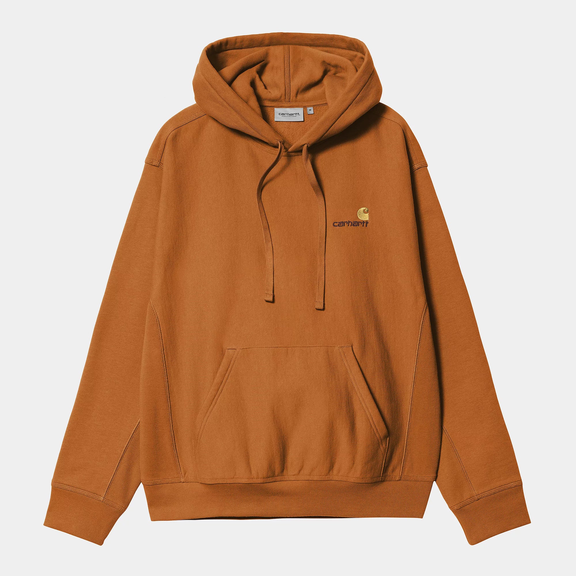 Carhartt WIP Hooded American Script Sweat - Sienna