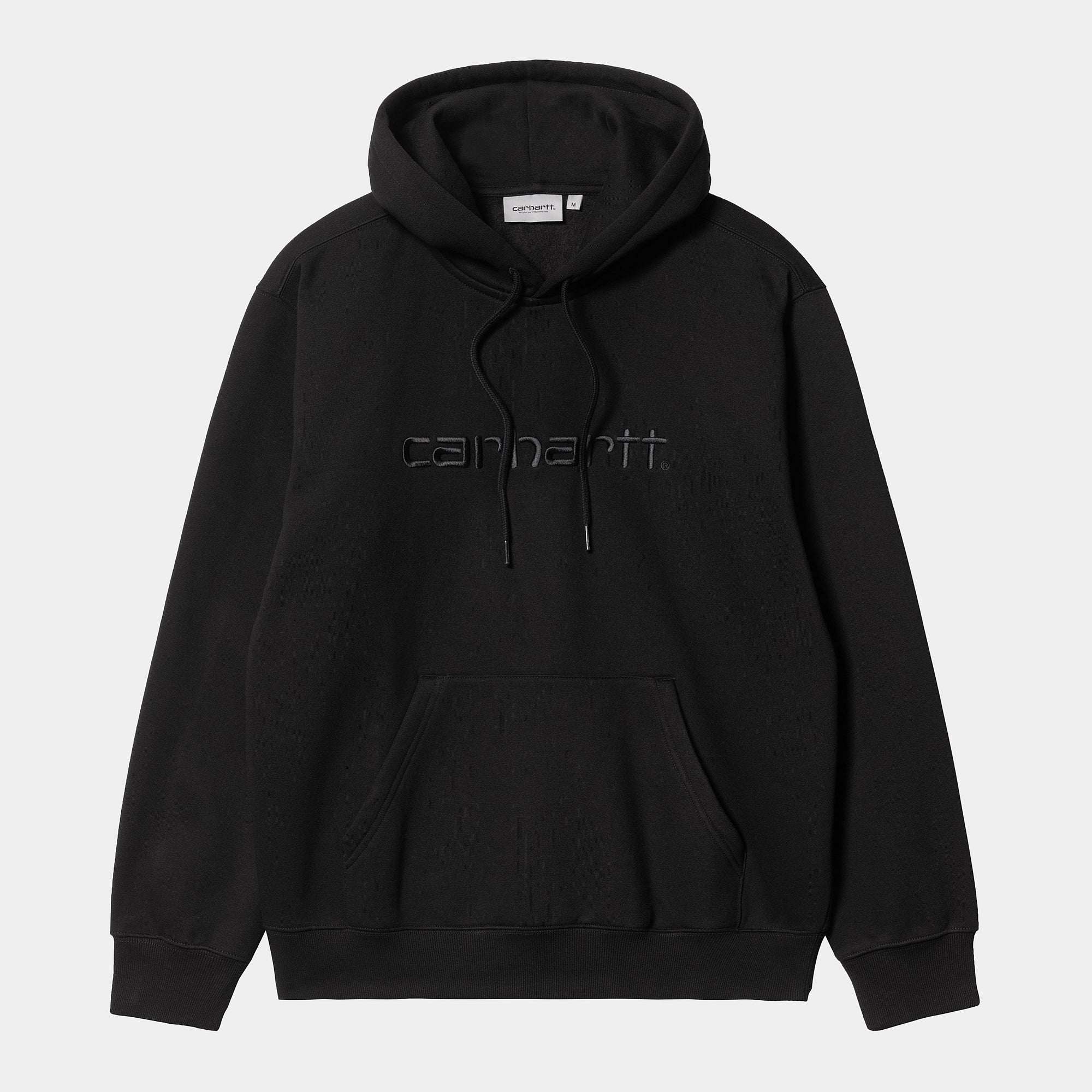 Carhartt WIP Hooded Carhartt Sweat - Black / Black