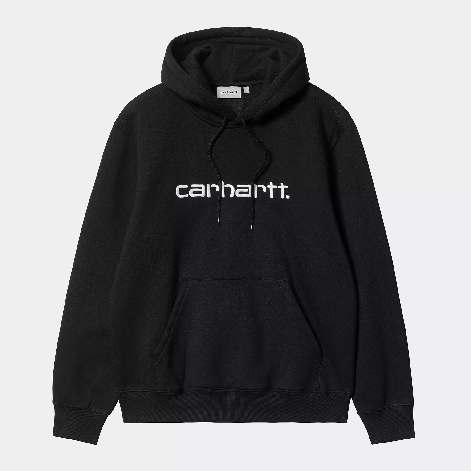 Carhartt WIP Hooded Carhartt Sweat - Black / White